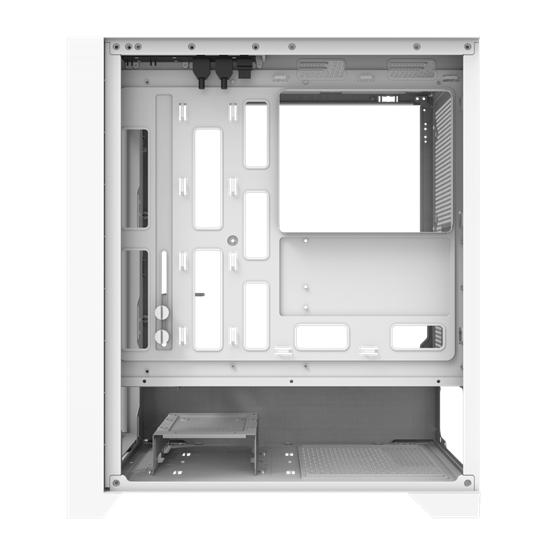 Darkflash DRX70 Mesh RGB Mid-Tower Case White, Kasë