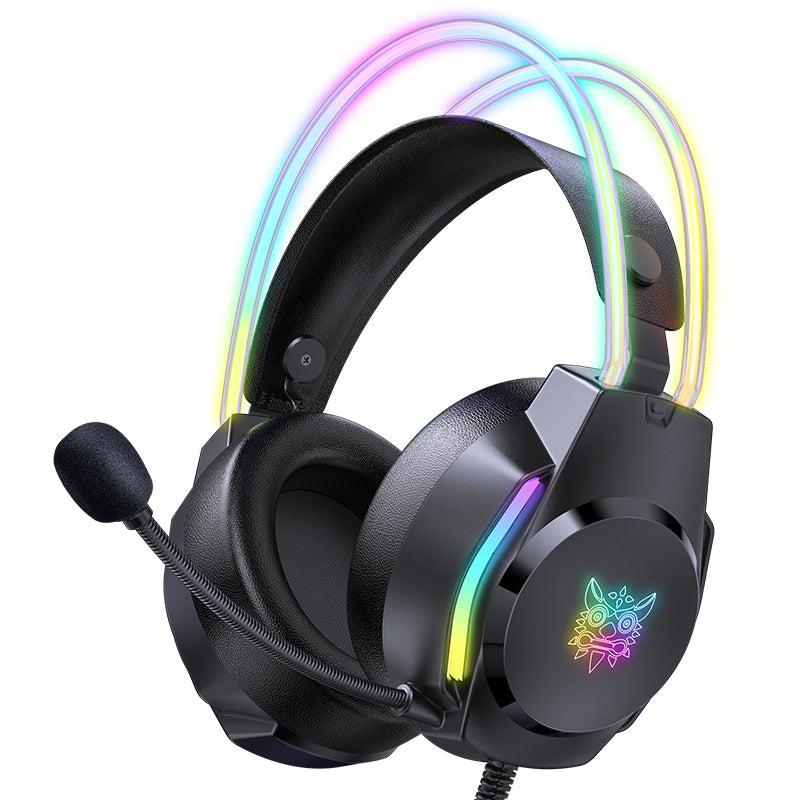 Kufje Onikuma X26 – Gaming Headset me RGB, Mikrofon dhe Dizajn të Rehatshëm