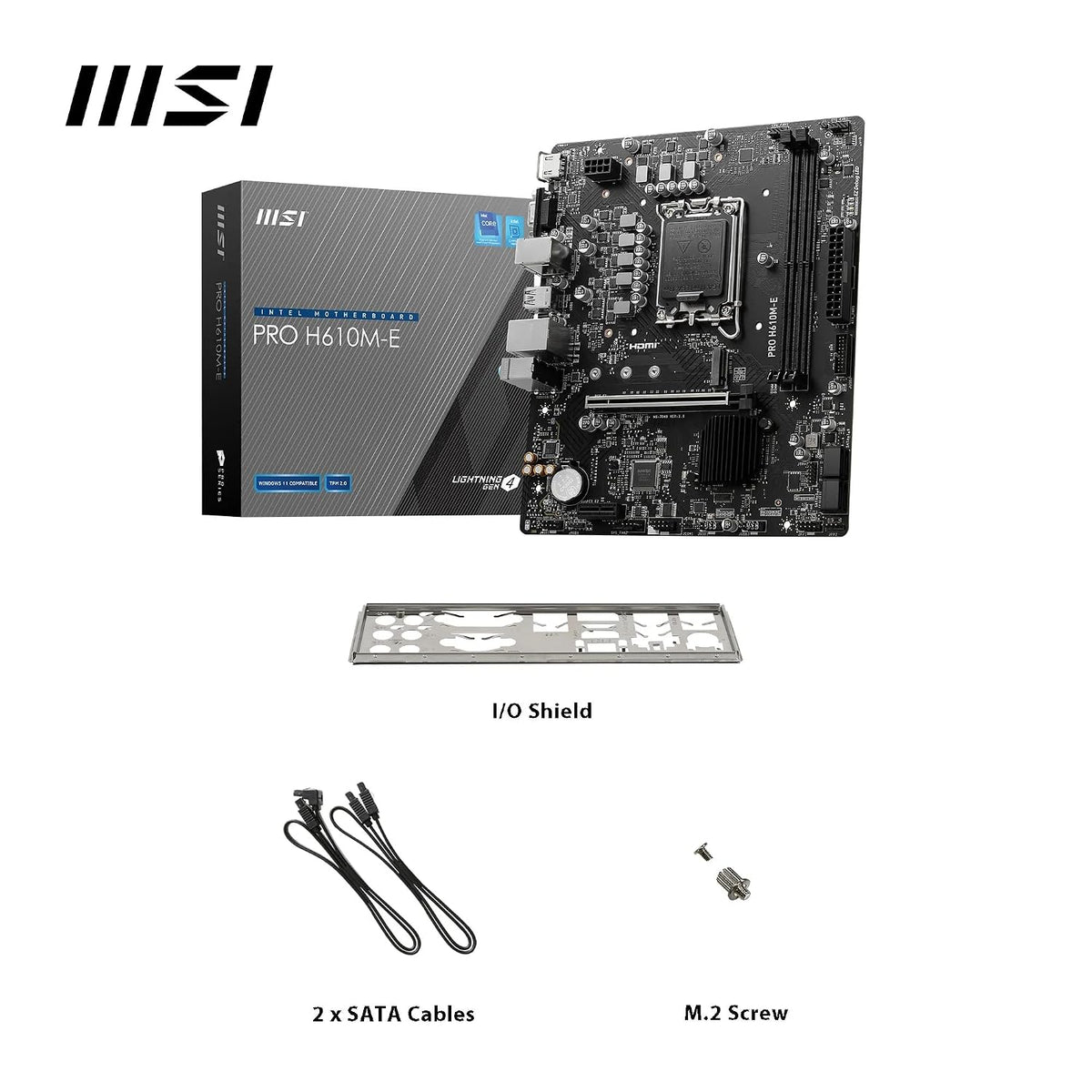 Msi MB PRO H610m-e Ddr4, Supp. IntelCore 14/13/12t – Komponentë PC, pamja 9