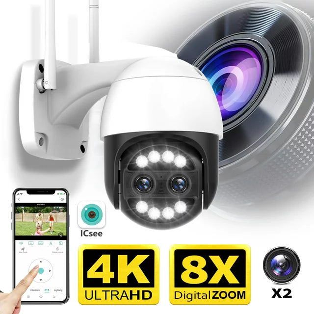 Kamer sigurie 360 shkalle me 2 lente + Qip 32gb