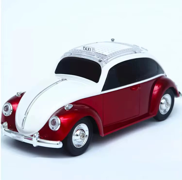 WSTER WS-1958BT Altoparlant Bluetooth Retro Car, 10W, Bluetooth 5.0, FM Radio, USB, TF Card, AUX dhe LED