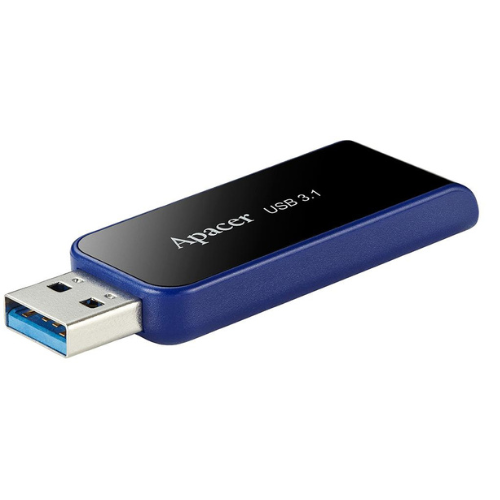 Apacer USB AH356, 64GB, Flash Drive 3.1, Black