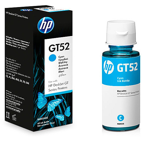 HP Ink GT52, Bottle, Cyan