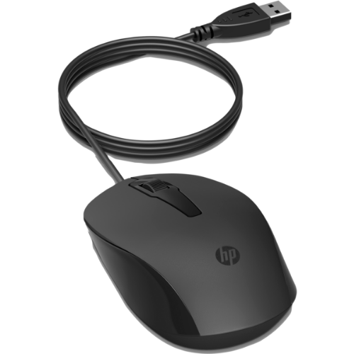 HP 150 Maus me Kabllo (Wired) për Kompjuter, Ngjyrë e Zezë