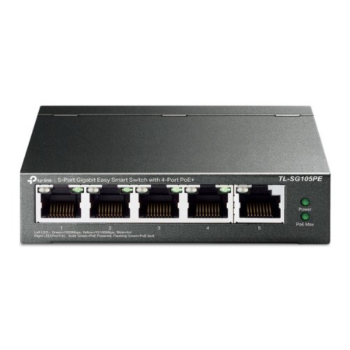 TP-Link TL-SG105PE switch 5 porta me PoE+