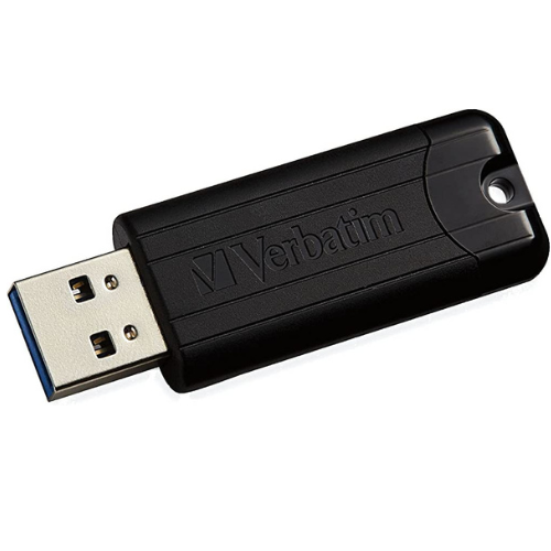 Memorje USB Verbatim PinStripe 64GB e zezë