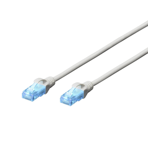 Digitus patch kabllo rrjeti Cat 5e 0.25m gri