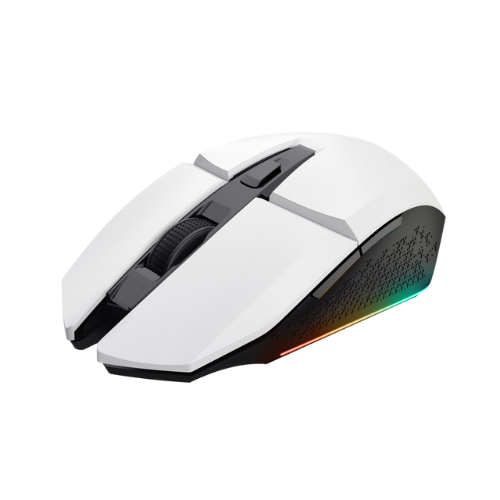 Trust GXT 110 Felox maus gaming wireless i bardhë