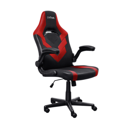 Trust GXT 703R Riye Gaming Chair, Karrige Gaming Ergonomike, Red/Black