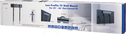 LogiLink Wall mount, 32"-65", fixed, 40 kg max, 33