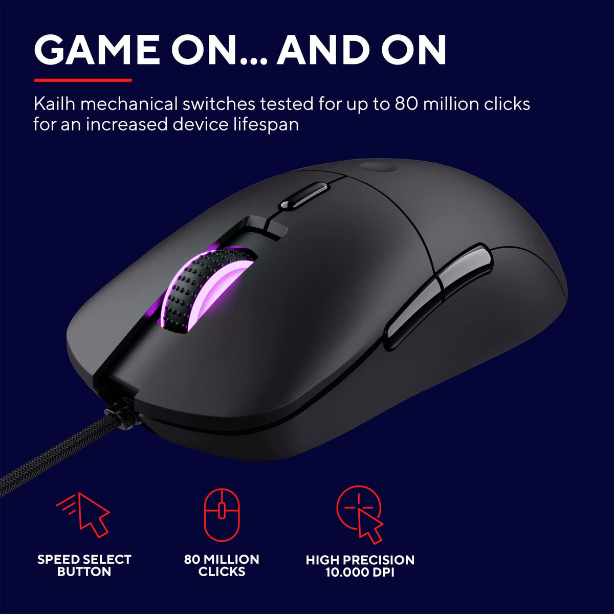 Trust GXT 981 Redex maus gaming i zi, pamja 2