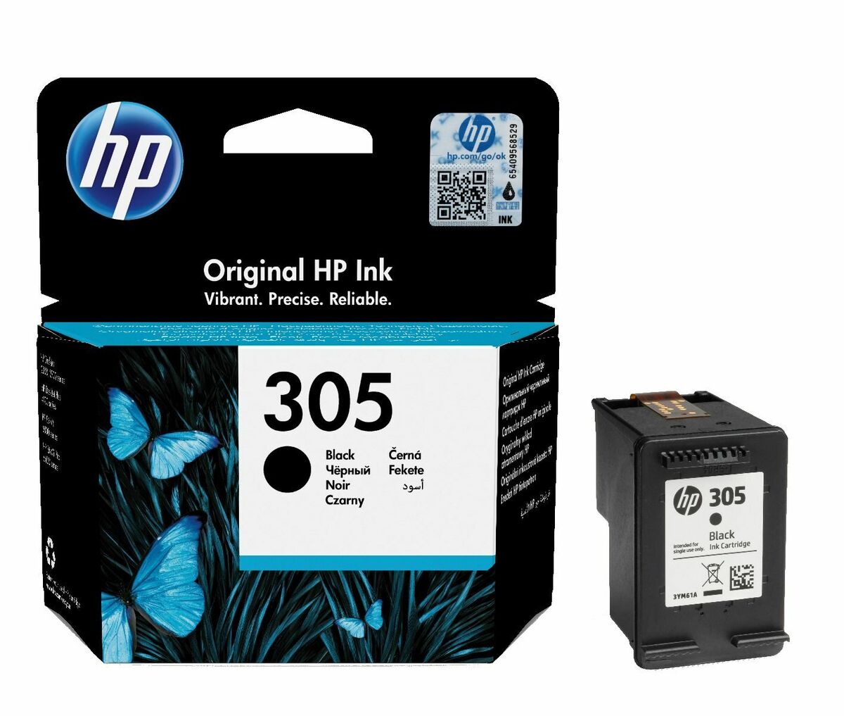 HP Ink Crtg. Nr.305 Black DeskJet 2722