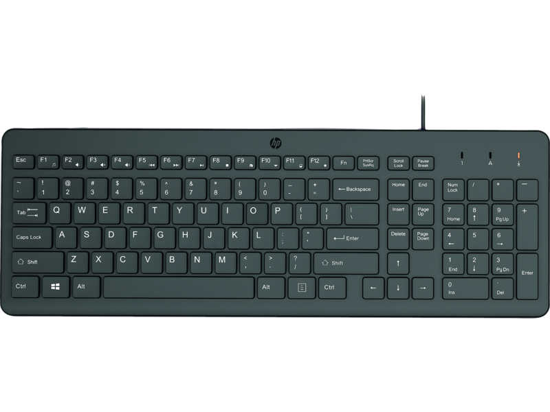 HP 150 tastierë me kabllo, pamja 2