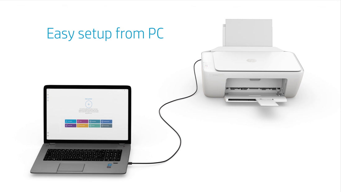HP DeskJet 2320 All-in-One, Printer Multifunksional, Print/Scan/Copy, Color, pamja 3