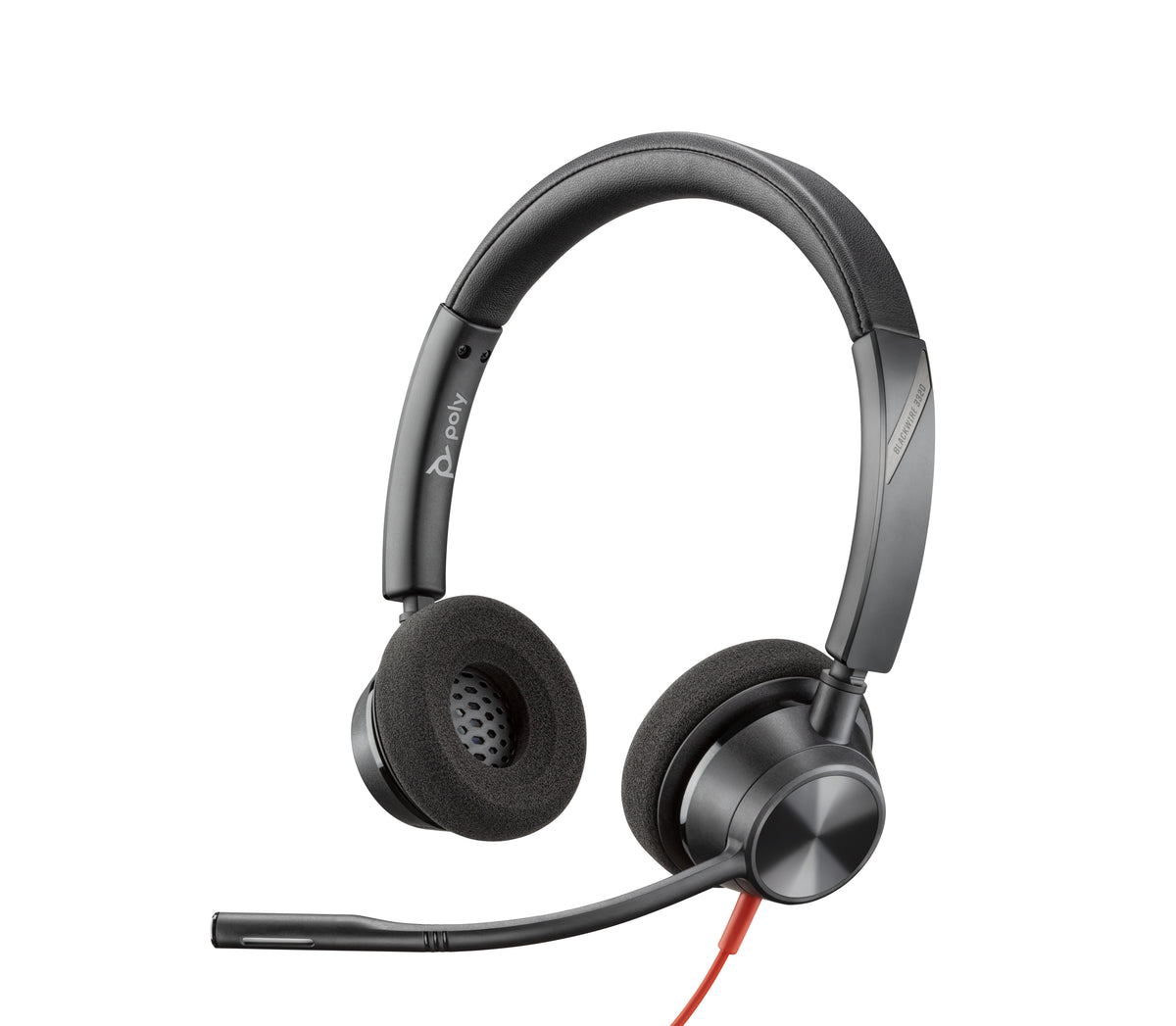 HP Poly Blackwire 3320 kufje stereo të zeza, pamja 2