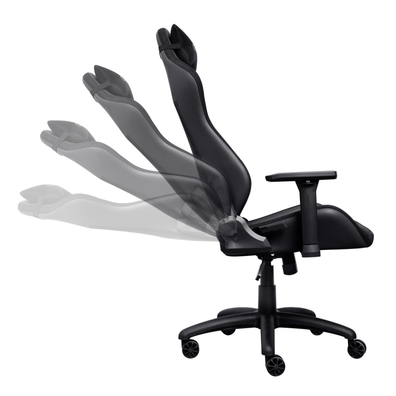 Trust GXT 714 Ruya Gaming Chair, Karrige Gaming Ergonomike, E zezë, Mbështetje e Rregullueshme, pamja 4