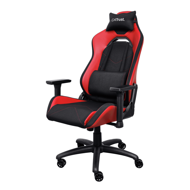 Trust GXT 714R Ruya Gaming Chair, Karrige Gaming Ergonomike, Red/Black, pamja 2