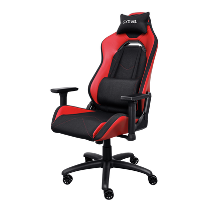 Trust GXT 714R Ruya Gaming Chair, Karrige Gaming Ergonomike, Red/Black, pamja 2