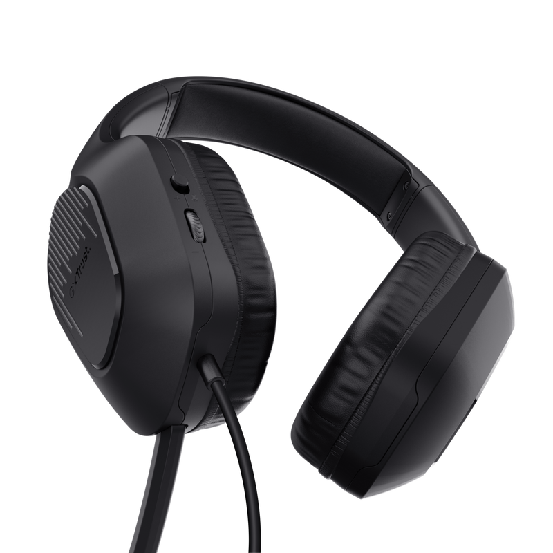Trust GXT 415 Zirox kufje gaming të zeza, pamja 3