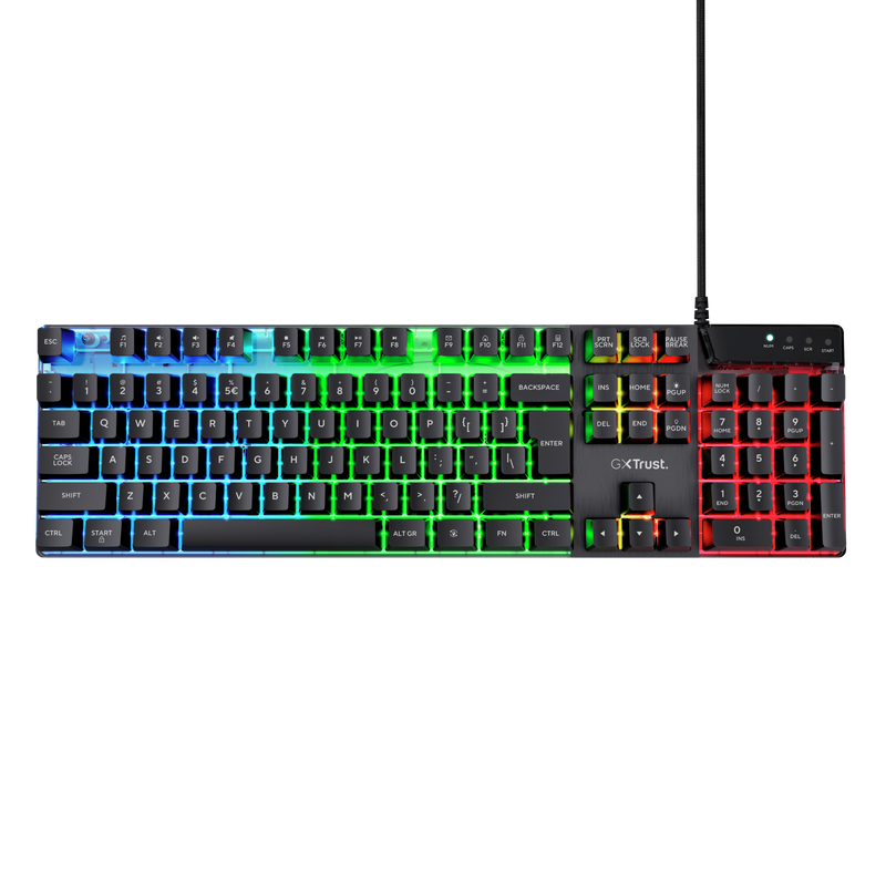 Trust GXT 835 Azor tastierë gaming me ndriçim, pamja 3