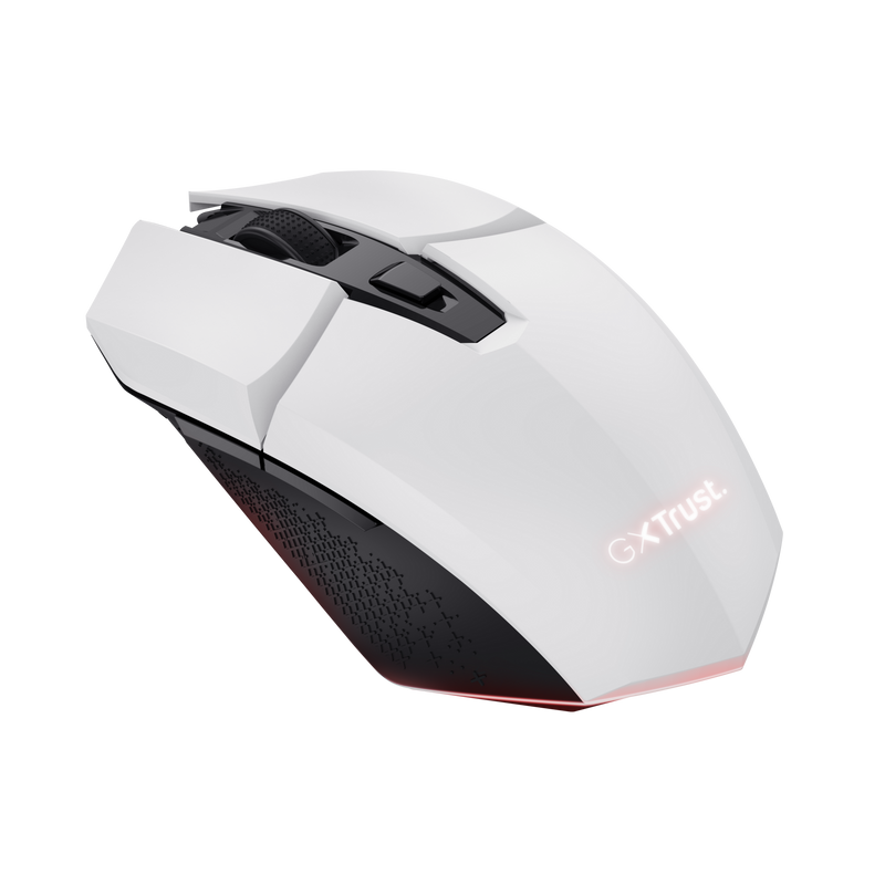 Trust GXT 110 Felox maus gaming wireless i bardhë, pamja 2