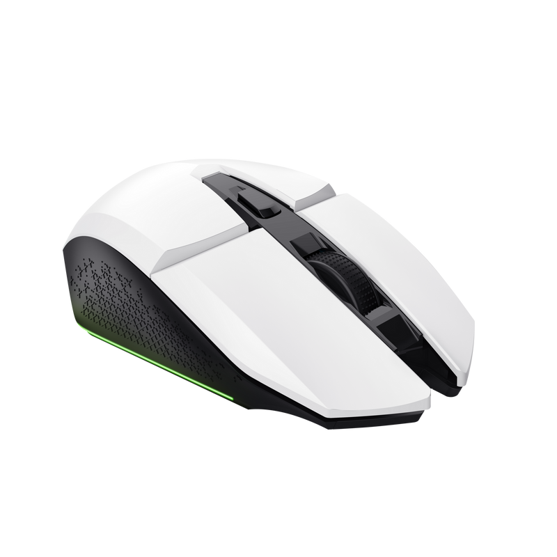 Trust GXT 110 Felox maus gaming wireless i bardhë, pamja 3