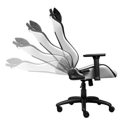 Trust GXT 714W Ruya Gaming Chair, Karrige Gaming Ergonomike dhe Komode, White/Black, pamja 3