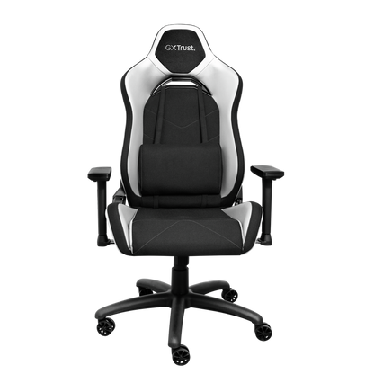 Trust GXT 714W Ruya Gaming Chair, Karrige Gaming Ergonomike dhe Komode, White/Black, pamja 5