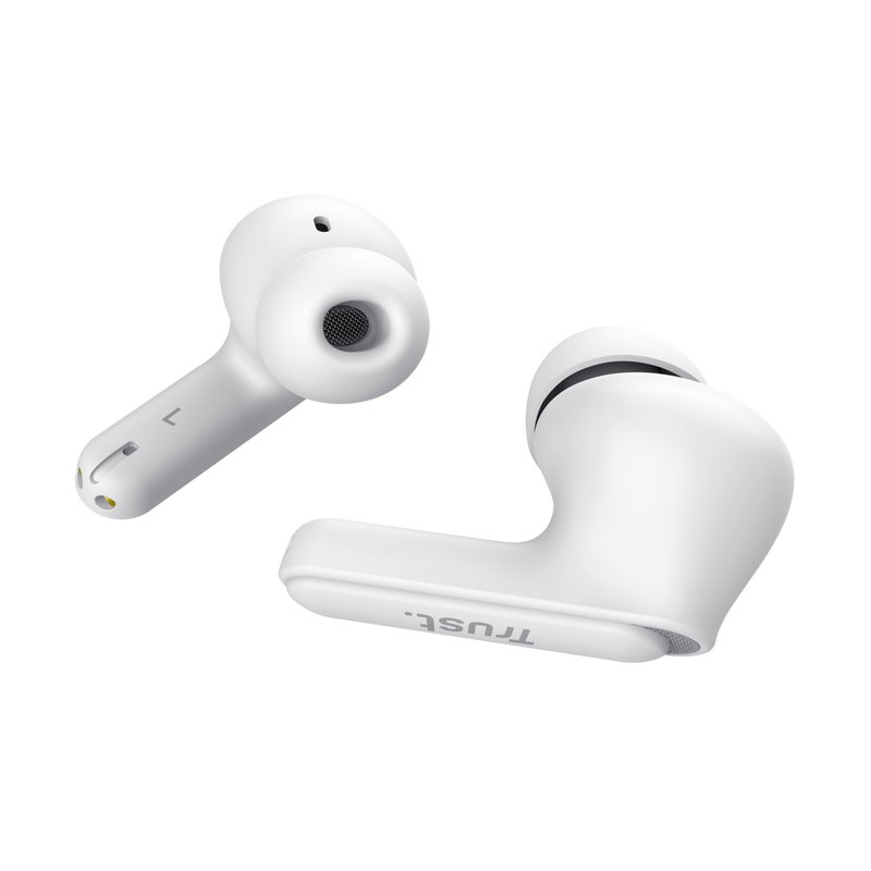 Trust Yavi kufje Bluetooth earbuds të bardha, pamja 2