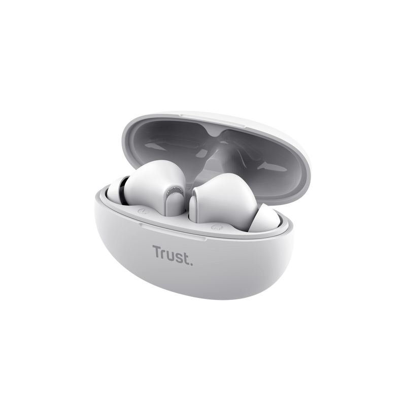 Trust Yavi kufje Bluetooth earbuds të bardha, pamja 3