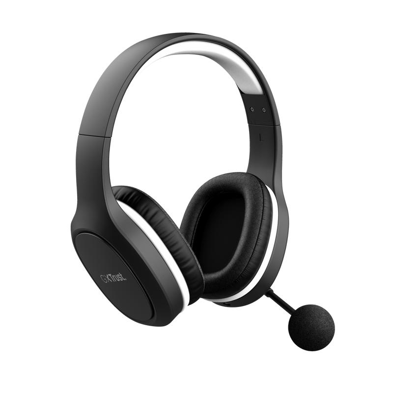 Trust GXT 391 Thian kufje gaming wireless të zeza