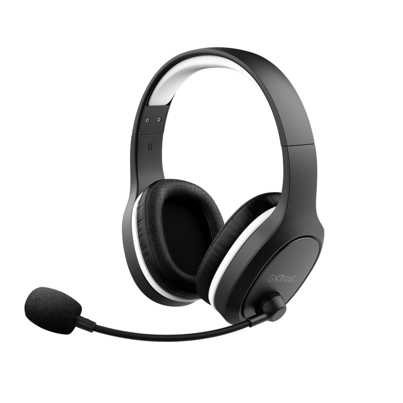 Trust GXT 391 Thian kufje gaming wireless të zeza, pamja 2