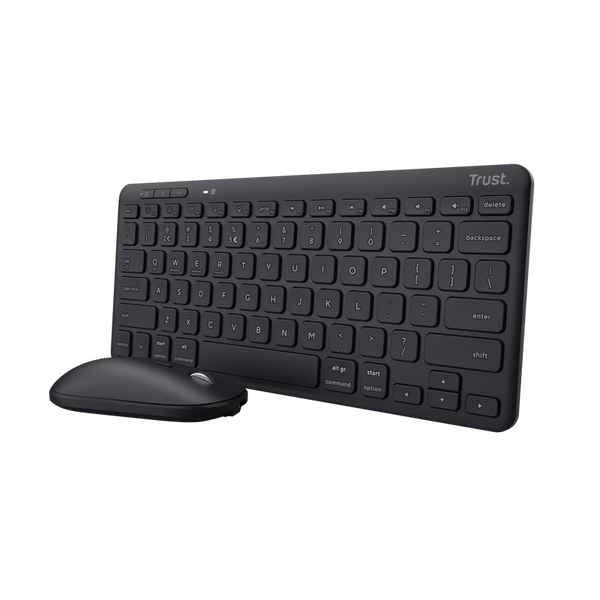 Trust Lyra Set Tastierë dhe Maus Wireless Multi-Device, i Zi
