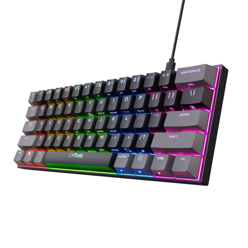 Trust GXT 867 Acira tastierë gaming mekanike mini