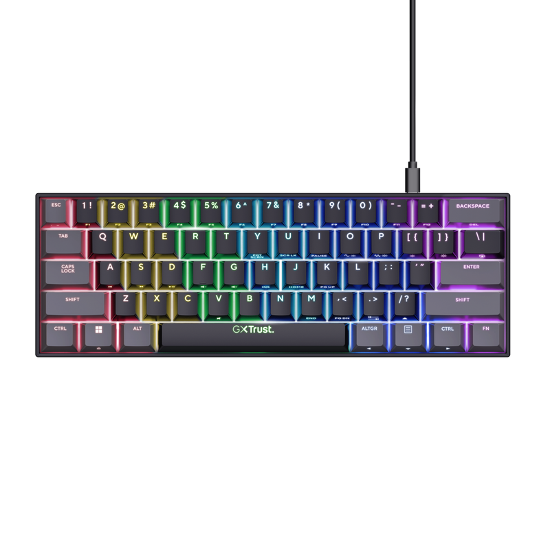 Trust GXT 867 Acira tastierë gaming mekanike mini, pamja 3