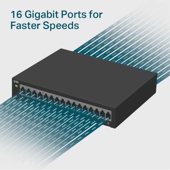 TP-Link TL-SG116E switch 16 porta Gigabit, pamja 3