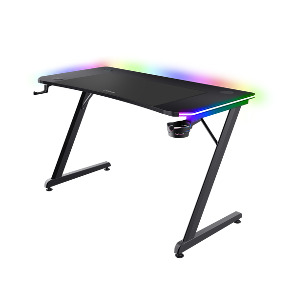 Trust Desk Gaming GXT 710, Luminus Pro RGB, Black