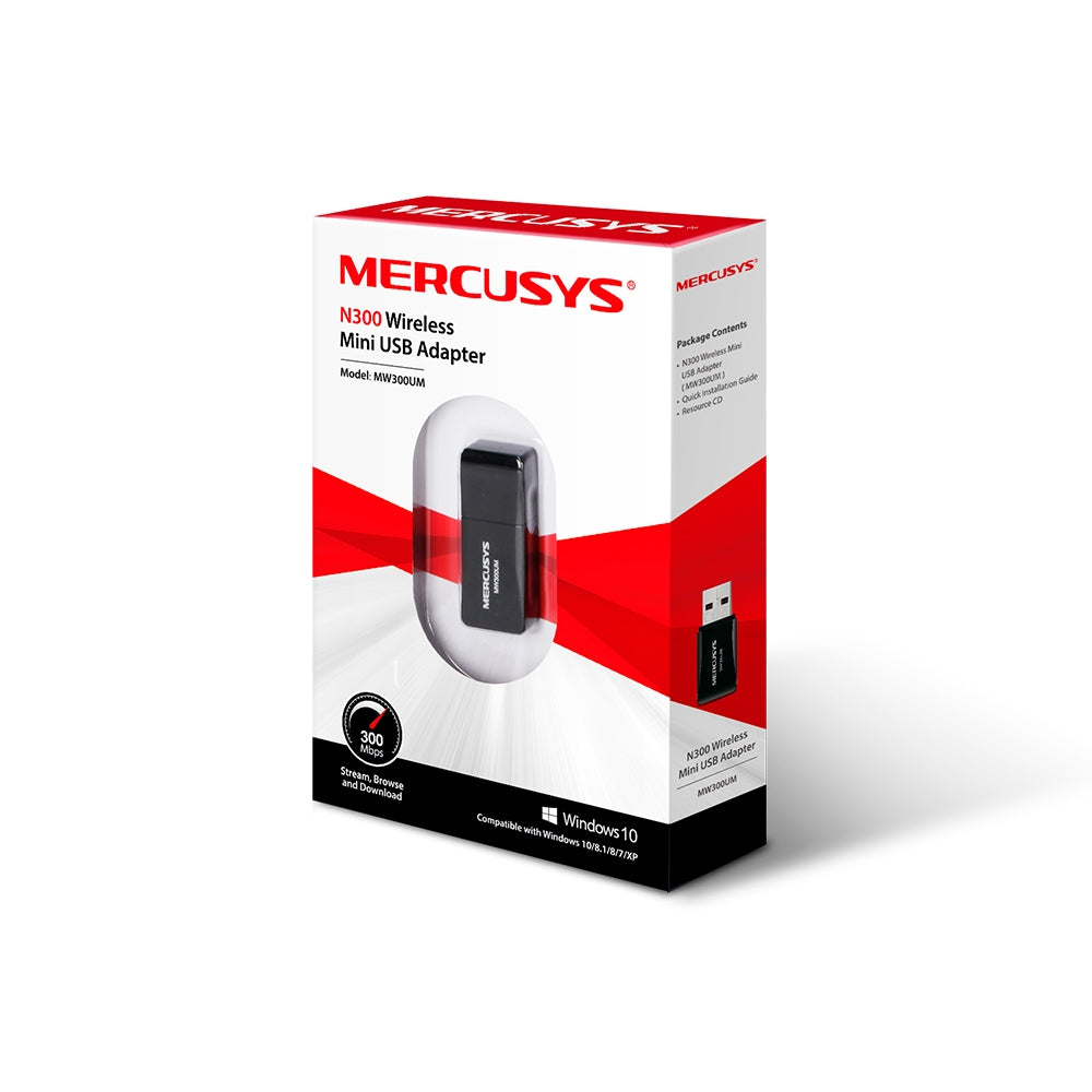 Mercusys MW300UM adapter Wi-Fi USB mini, pamja 2
