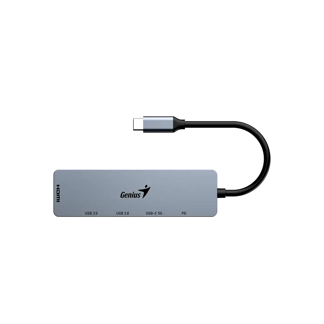 Genius UH-500 hub USB gri, pamja 2