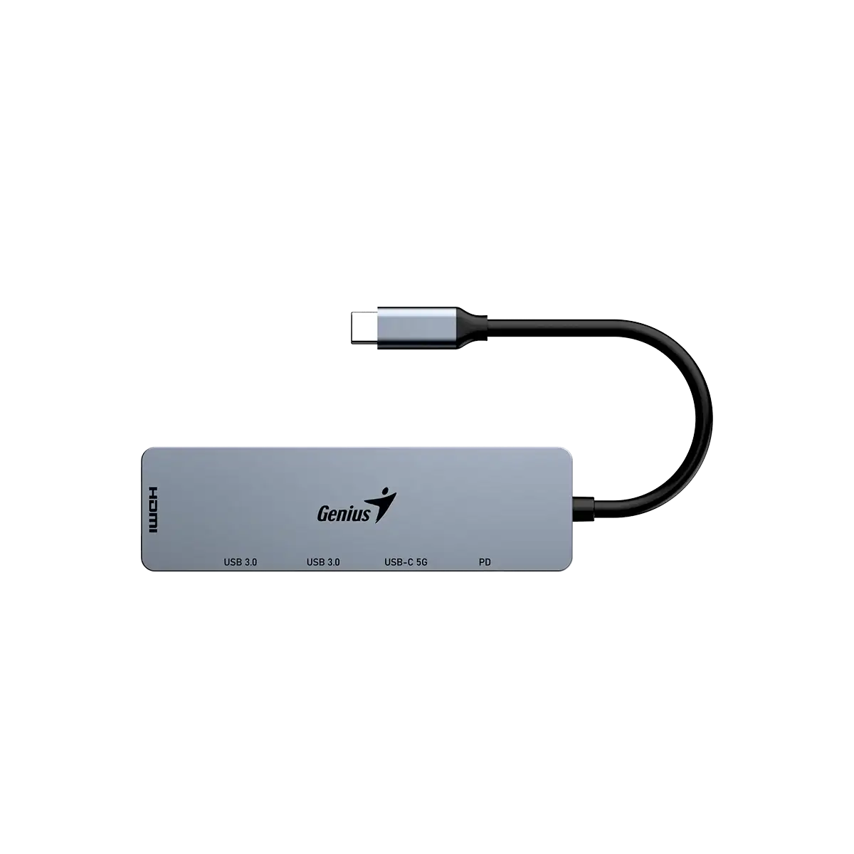 Genius UH-500 hub USB gri, pamja 2