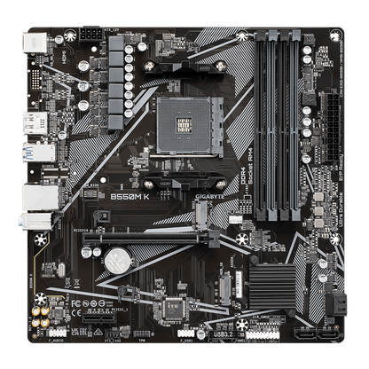 GigaByte MB AMD B550 (Ryzen AM4) micro ATX with du