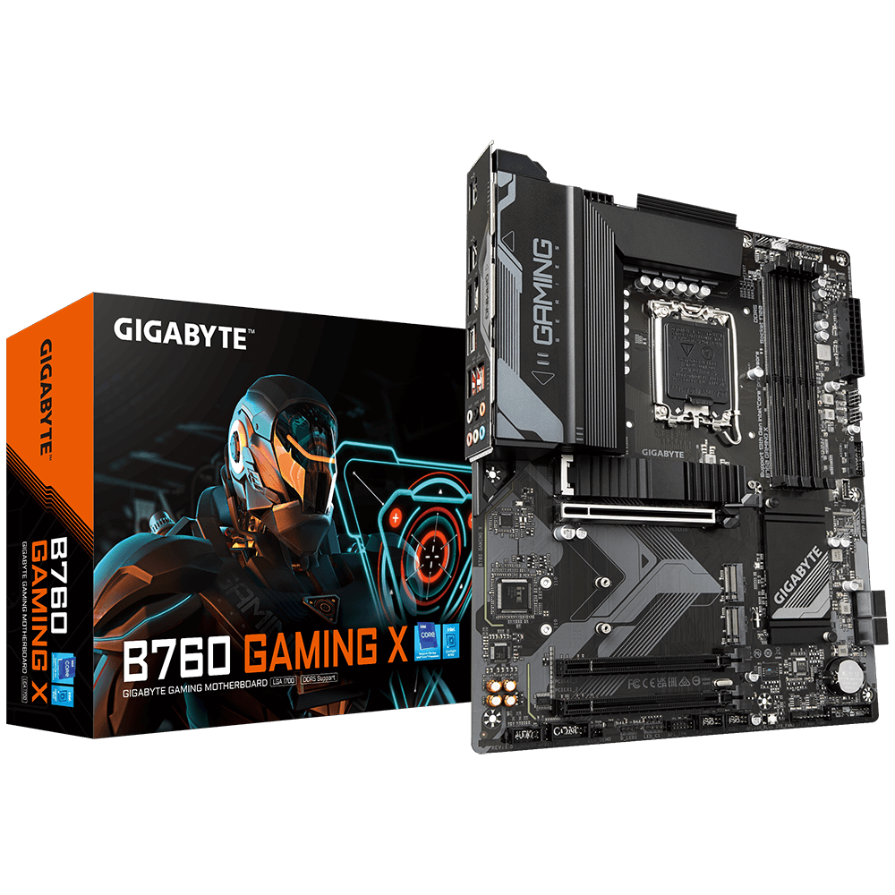 Gigabyte Gaming B760 Motherboard, Lga 1700, Intel Core 14/13/12 Gen, Ddr5 – Komponentë PC