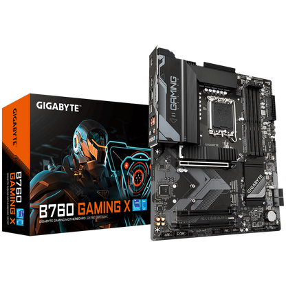 GigaByte MB Gaming Intel B760 Chipset,Intel Core 1