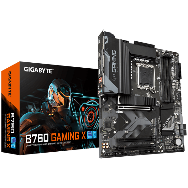 GigaByte MB Gaming Intel B760 Chipset,Intel Core 1