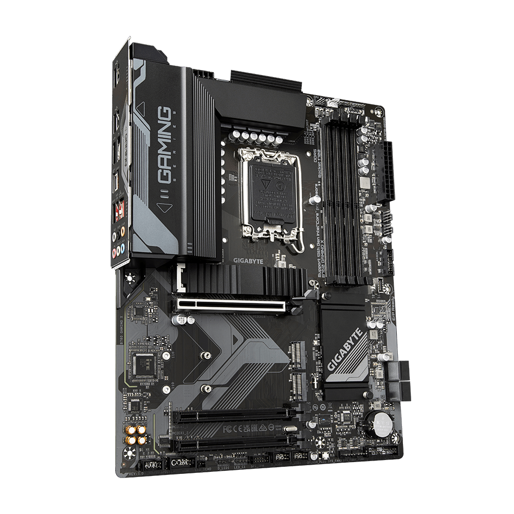 Gigabyte Gaming B760 Motherboard, Lga 1700, Intel Core 14/13/12 Gen, Ddr5 – Komponentë PC, pamja 2