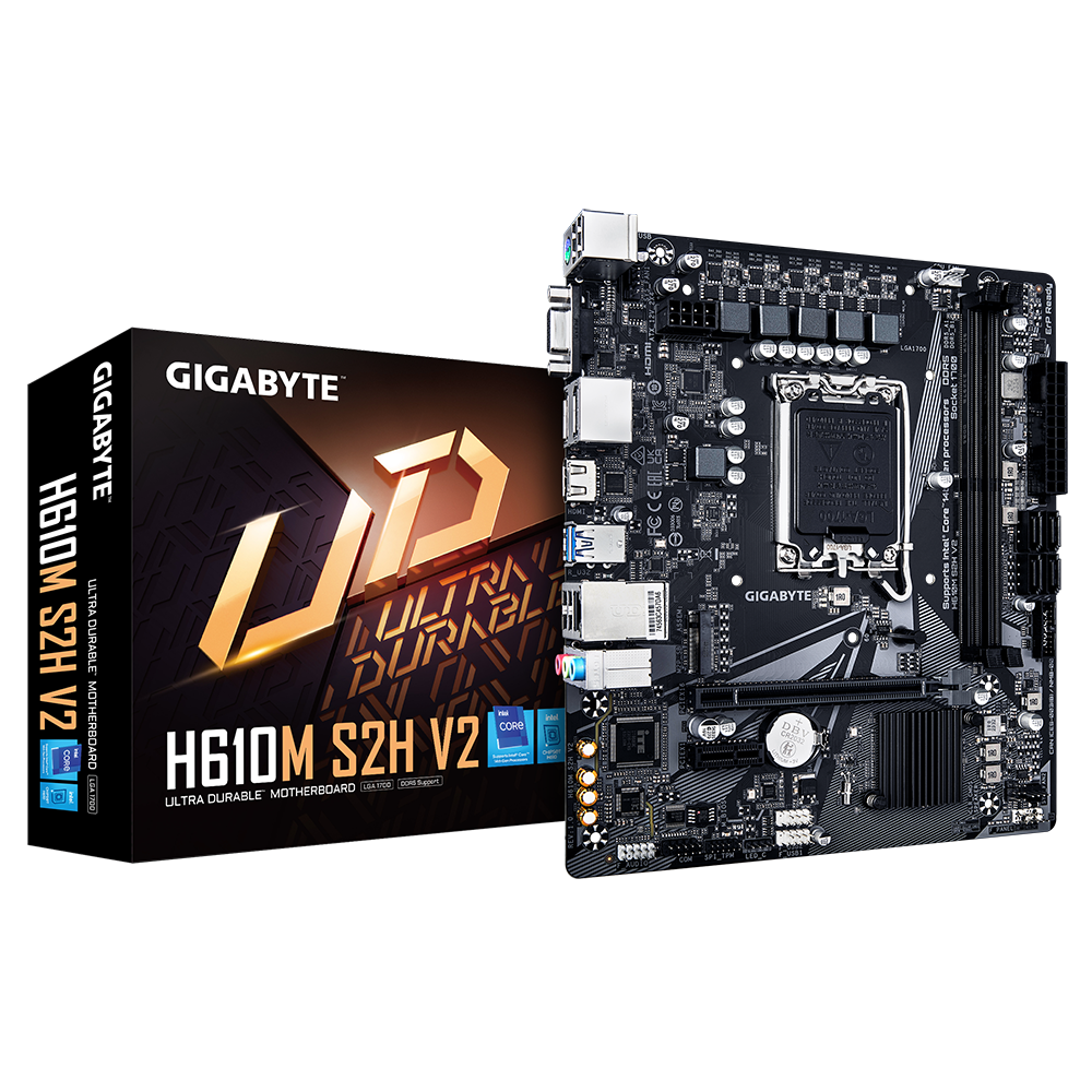 GIGABYTE MB H610 Chipset Intel with 4+1+1 Hybrid P