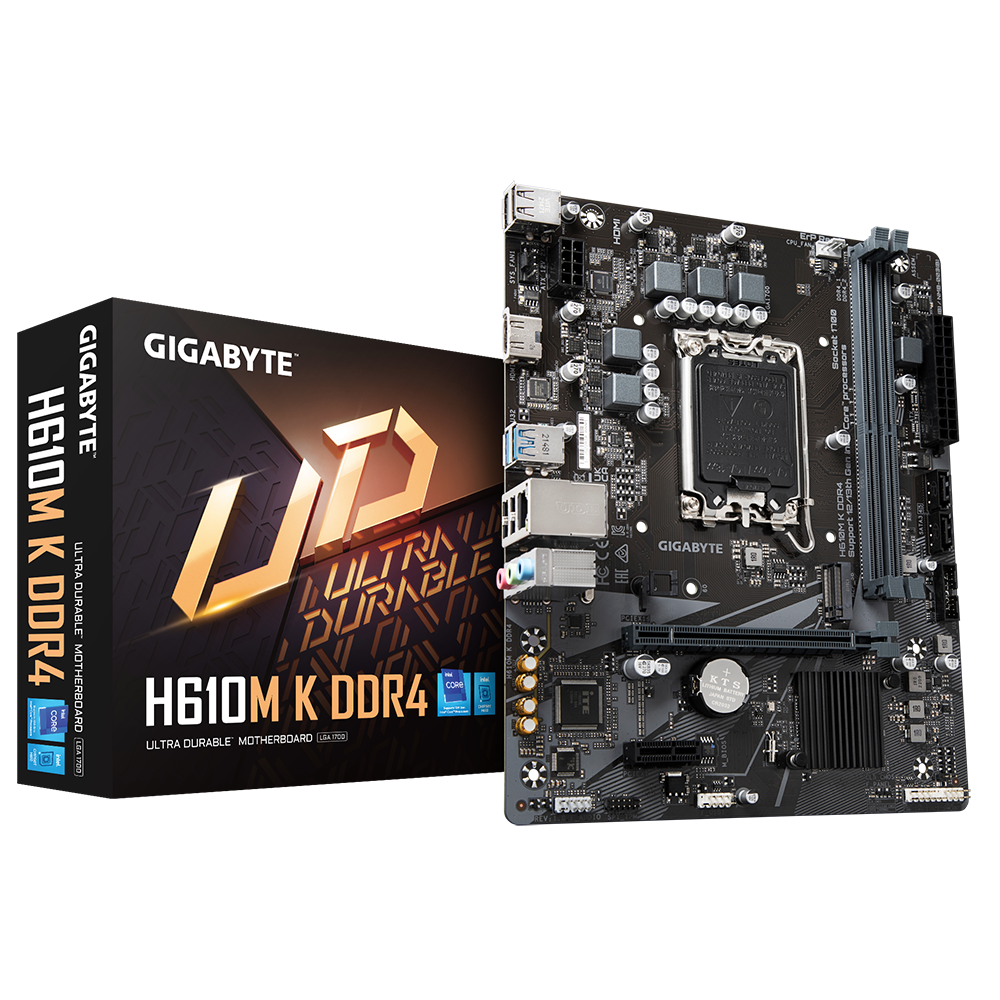 GigaByte MB H610M K DDR4