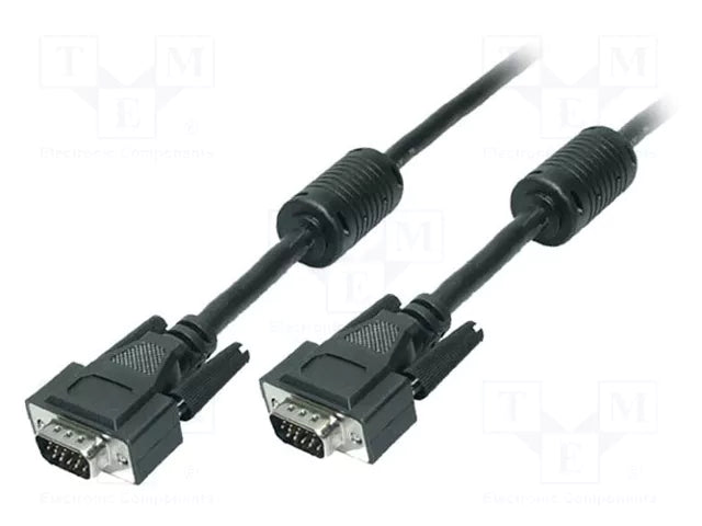 LogiLink kabllo VGA 5m e zezë, pamja 2