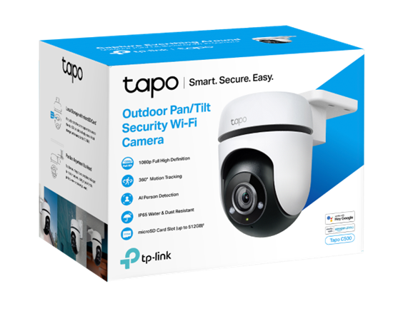 TP-Link Tapo C500 Outdoor Wi-Fi Security Camera + 32gb