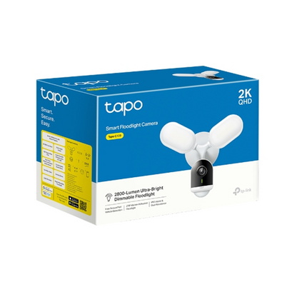 TP-Link Tapo C720 Smart Floodlight Kamera Sigurie 2K QHD me 2800 Lumen, Ndriçim 270°, Audio Dyanshëm dhe Garancion 12 Muaj